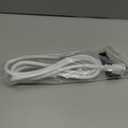 2 Prong Polarized 14 Gauge 6ft Power Cord, White | NEMA 1-15 Plug, SJTW 14AWG, 110V 115V 120V, Heavy Duty, For AC Appliance