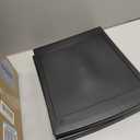 IRIS USA Plastic Drawer Storage Organizer, 3-Drawers, 2-Pack, for Classroom Art Craft Supplies, Bathroom Bedroom, Laundry Room, Black/Clear