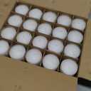 20 Pcs Bulk Long Burning Wax Pillar Candles 2" x 4" Dripless Unscented Smokeless for Wedding Party Spa Lantern Fireplace Home(White)