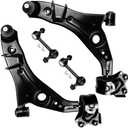 SCITOO 4pcs Front Suspension Kit Lower Control Arm And Ball Joint Front Sway Bar Link fit 2007-2014 For Ford Edge 2007-2015 For Lincoln MKX