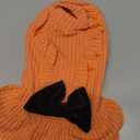 Dog Dresses, Lovely Dog Princess Dress, Turtleneck Puppy Skirt with Velvet Bowknot for Small Medium Dogs Girl (Orange, XS)