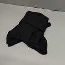 Pink Queen Women's Chic Top Long Sleeve Mock Neck Shirts Metal Ring Decor Ruched Slim Fit Tee M