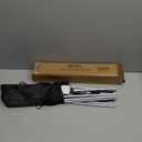 Display Artist Easel Stand - 63" Instant Tripod Collapsible Portable Floor Easel - Easy Folding Adjustable Art Poster Metal Stand for Display Show, Wedding, Painting - Gold