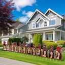 12 Pcs Graduation Photo Yard Sign Decorations 2026, K-12 Grade Graduation School Picture Frame Lawn Sign with Stakes for Kindergarten Middle High School Class of 2026 Grad Party Decorations, Red Blue