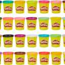 Play-Doh Modeling Compound 36-Pack Case of Colors, Non-Toxic, 3 Oz Cans of Assort. Colors, Back to School Classroom Supplies, Preschool Toys, Ages 2+ 