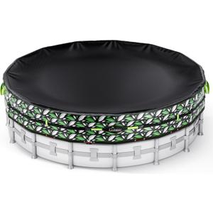 UIRWAY 2026 Upgrade 18FT Round Winter Pool Cover for Above Ground Pools