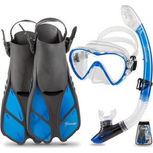 Seavenger Aviator Snorkeling Set with Gear Bag (XS/XXS)