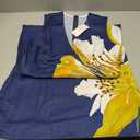 Summer Women's Mini Dresses Short Sleeve Round Neck Boho Beach Sundress Elegant S