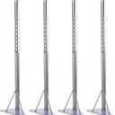KAZAKA Adjustable Table Legs, 20-30 inch for Activity & Office Tables - Set of 4 (Grey)