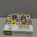 BenBen 1000 Piece Puzzle for Adults, 25 Fibonacci Spirals in Nature, Jigsaw Puzzles with Letters on Back, Challenging Puzzle for Game Night Home Dcor