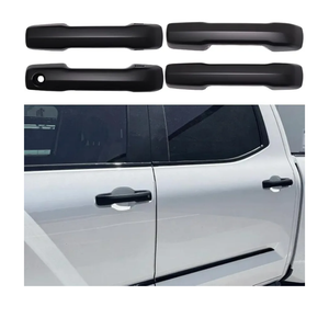 Kolya Compatible with 2025 Toyota 4Runner Accessories Door Handle Cover for 2022 2023 2024 2025 Tundra Accessories for 2024 2025 Tacoma Accessories (Matte Black with Smart Keyhole)