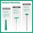 Tire Valve Stem Core Quickly Replacement Tool Kit,with 5PCS Valves Cores & 1PCS Grease,Perfect Tool for Replacing Leaky Valves in Cars,Trucks,Motorcycles, etc.with 4PCS TR413 Valve Stems