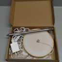 LORDEM Bamboo Grow Light, Full Spectrum LED Plant Grow Light, Height Adjustable Growing Lamp with Auto Timer 4H/8H/12H, 4 Dimmable Levels, Ideal for Large Tall Plants