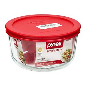 Pyrex Simply Store 4-Cup Round Glass Food Storage Dish (1075428)