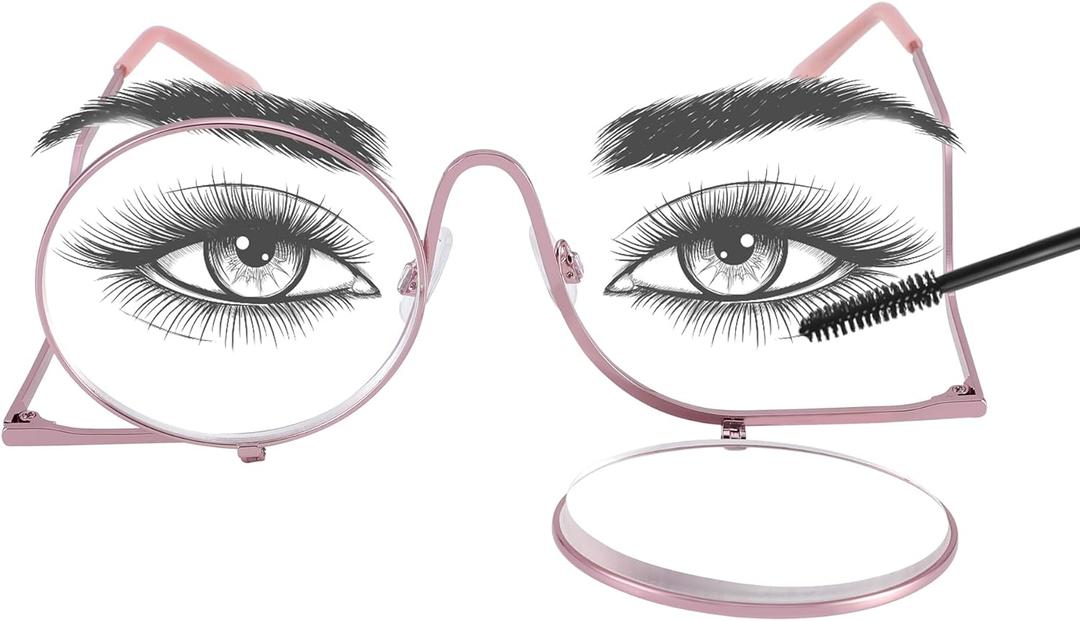JOOX Makeup Reading Glasses for Women Large Magnifying Cosmetic Readers Make Up Eyeglasses