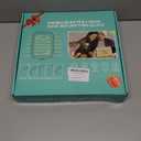 10X 30X Extra Large Magnifying Glass with Light and Stand,7-inch Lighted Magnifier,5 Color Modes Stepless Dimmable,Rectangle Hands-Free Magnifying Glass Desk Lamp for Reading Craft Hobby Close Work LB