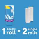 Viva Multi-Surface Cloth Paper Towels, Choose-A-Sheet Size, 3 Double Rolls, 110 Sheets per Roll