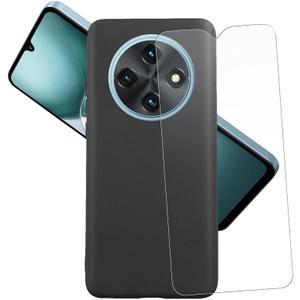 Case for Umidigi G100/Umidigi G100A Cover (6.90"),Bumper Shockproof TPU ProtectiveScreen Protector [1 Pack] Black