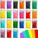 3 otters 21 PCS Colored Sand for Crafts, Sand Art Kits for Kids DIY Painting Project, Diwali Decorations for Home Wedding Decor