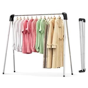 APEXCHASER Clothes Drying Rack - Laundry Rack for Efficient Air Drying, Collapsible Clothing Rack, Foldable Clothes Drying Rack, Heavy Duty Stainless Steel Clothes Rack