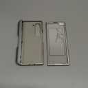 Vizvera for Samsung Galaxy Z Fold 6 Case RFID Wallet with Cards Holder [S Pen Holder] [Camera Cover] Shockproof Silicone Protective Phone Case for Z Fold 6 2024-Natural Titanium