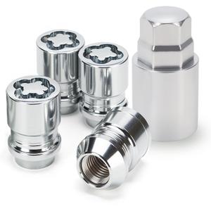 Wheel Lock Lug Nut Set M12 x 1.5 Anti Theft Fit Honda Accord Civic CRV Odyssey Acura Hyundai Accent Kia Lexus Mazda Toyota 4runner Camry FJ Cruiser Tacoma Chrysler Volvo & More Replace 24157