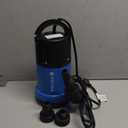 FOTING Sump Pump 1HP Clean/Dirty Submersible Water Pump, 4600GPH Utility Pump Thermoplastic Electric Portable Transfer Water Pump for Swimming Pool Garden Pond Basement with 10ft Long Power Cord
