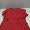 3/4 Length Sleeve Womens Tops V Neck Blouse Banded Bottom Shirts Fashion Tunic 2026 Fall Tees Spring Summer Clothes (XX-Large, Black)