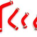 For Honda 2004-2009 CRF250R 2004-2017 CRF250X Silicone Radiator Hose Kit With Clamps Cooling Coolant Pipe Tube Hoses 2005 2006 2007