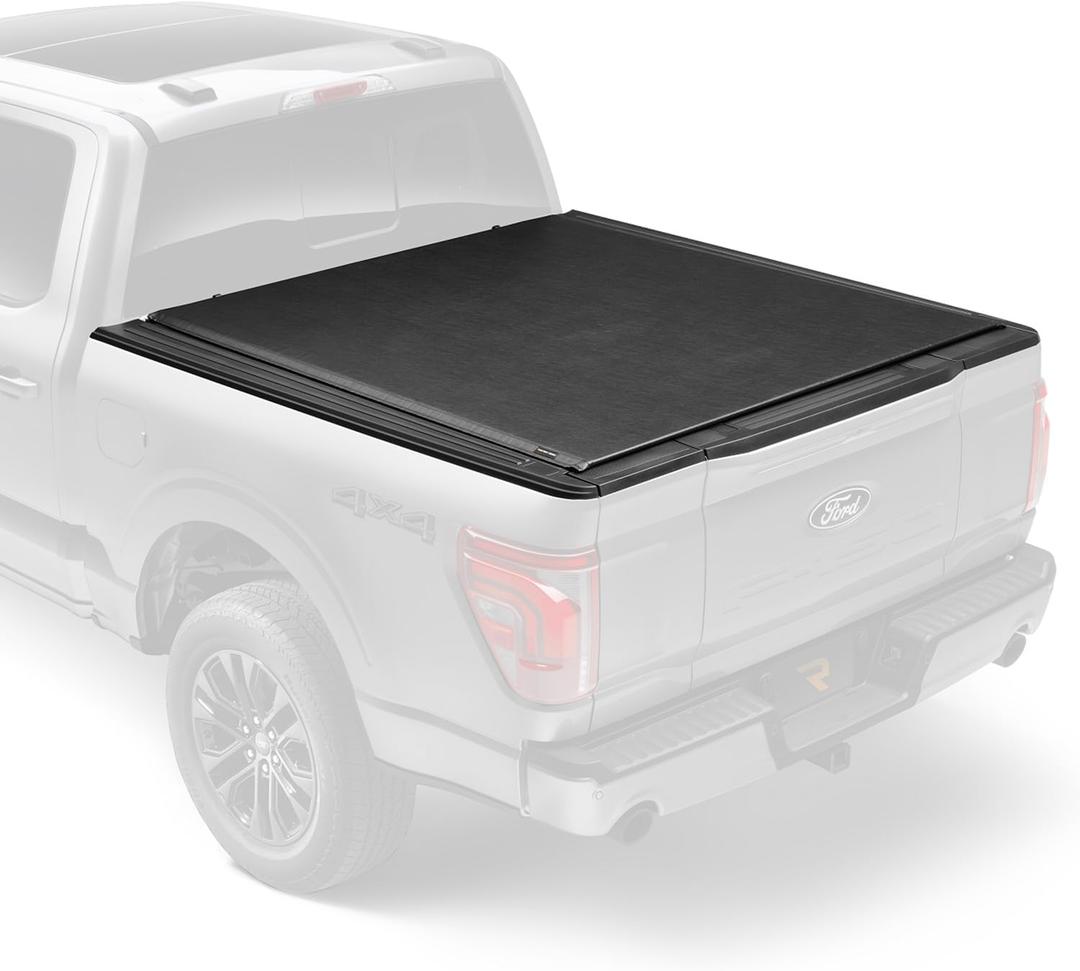RealTruck TruXedo Lo Pro Soft Roll Up Truck Bed Tonneau Cover | 563801 | Fits 2007 - 2021 Toyota Tundra w/Track System (Excludes Trail Special Edition Storage Boxes) 5' 7" Bed (66.7")
