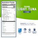 Bumble Bee Chunk Light Tuna in Water, 2.5 oz Pouches (Pack of 3) - Ready to Eat Wild Caught Skipjack Tuna Packet - 16g Protein per Serving - MSC Sustainable Seafood, Non-GMO, Gluten Free, Kosher (EXP 12/10/26)