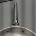 GoodCook Stainless Steel Fry Pan 12-Inch, Oven-Safe to 500F & Induction-Safe Compatible with All Stovetops 3-Layer Construction for Even Heating Non-Toxic PTFE & PFOA Free, Silver
