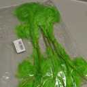 6Pcs Christmas Tree Topper Lime Green Furry Christmas Decorations Xmas Tree Picks Curly Stems Elf Vase Ornaments Home Party Decor