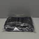 METAONLY Magnetic Screen Door Mesh Fits 36" x 78" Door - Curtain Size 38" x 81", Works for Patio, Sliding Door, Keeps Bug Mosquito Out, Fresh Air Flow, Black