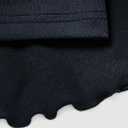 Women's Drawstring Bow Side Mini Skirts Tiered Layer Ruffle Elastic Waist Y2K Coquette Short Skirts (Black, L)