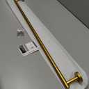 GERZWY Stainless Steel 33-Inch Bathroom Towel Bar Gold Towel Rack Wall Mounted Towel Rail Bath Towel Rod AG1101C85-BE