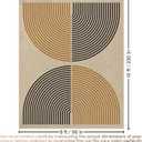 Washable 8x10 Rainbow Modern Woven Indoor Outdoor Area Rug for Living Room