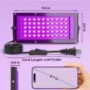 2 Pack 50W LED Black Light, Blacklight Flood Light for Glow Party IP66 Waterproof, Outdoor Black Lights with Switch&Plug for Halloween, Glow in The Dark, Neon Party, Fluorescent Poster, Birthday