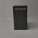 Portable Table Lamp for Outdoor Indoor: Cordless Rechargeable Desk Lamp with 3 Color Stepless Dimmable - Metal Battery Operated Small Lantern Light for Restaurant/Bedroom/Bar/Coffee Shop/Camping (Transparent Gold)