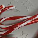 Quimoy 12Pcs Candy Cane Lights, 21'' Solar Christmas Decorations Outdoor, Candy Cane Pathway Lights with 8 LightingModes, Waterproof Christmas Yard Decorations for Lawn Driveway Walkway Sidewalk (Red)