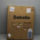 Babelio Baby Gate for Doorways and Stairs, 26''-40'' Auto Close Dog/Puppy Gate, Easy Install, Pressure Mounted, No Drilling, fits for Narrow and Wide Doorways, Safety Gate Door for Child and Pets (White)