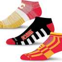 For Bare Feet Stripe Stack 3 Pack (Large, Team Color)