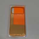 TORRAS for iPhone 17 Pro Max Case Crystal Orange, [Anti-Yellowing][Military-Grade Protection], Ultra Slim Anti-Scratch Back, Soft Bumper, Non-Slip Protective Phone Cover, Orange 6.9"