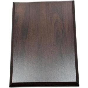 Express Medals 8 x 10 Inch Cherry Color DIY Blank Award Plaque with Beveled Edge Trophy Gift Plaques