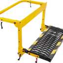 Tire Step for Truck Upgraded, SUV and RV Adjustable Folding Heavy Duty Wheel Step, Non-Slip Steel Surface, Max 350 Pounds