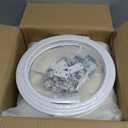 LuminBarrier Room Divider Curtain Sets with Bendable Ceiling Track, 95% Blackout Total Privacy Ceiling Track Curtains Floor to Curtains Track Kits 8.3 ft Wide x 8 ft Tall, Cream Beige, 1 Panel