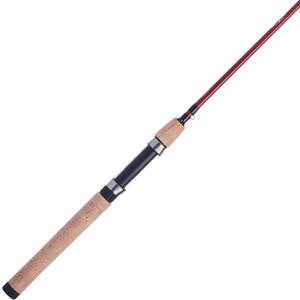 Berkley 6’ Cherrywood HD Spinning Rod, One Piece Spinning Rod, 6-14lb Line Rating, Medium Rod Power, Fast Action, 1/ 8-3/ 4 oz. Lure Rating, Red
