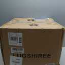 5 in 1 Nesting Ottoman Cube Chair, Stackable Stools, Leather Square Ottoman Bench, Foot Stool with Wheels for Living Room,Dining Room 15.75x15.75x16.54 inches (Black)