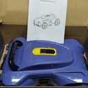 LanOcean Cordless Automatic Pool Cleaner Robot, Efficient Pool Vacuum Robot w/Self-Parking, 120Min Runtime, Auto Debris Removal, Ideal for Daily Maintenance of Flat Above Ground & Inground Pools-Blue