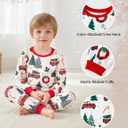 PATPAT Christmas Family Matching Pajama Sets Includes Christmas Socks - Perfect for Family Photos & Holiday Celebrations (8-9 Years, Green)